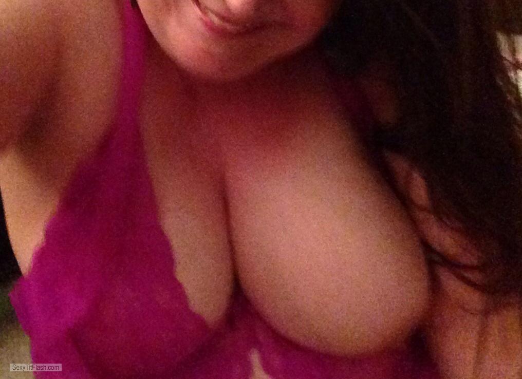 Tit Flash: My Very Big Tits (Selfie) - Cum Princess from United States